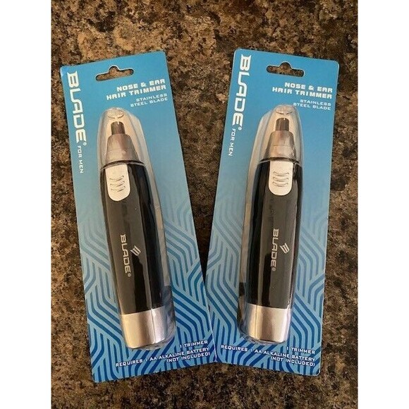 2x Blade For Men Nose & Ear Hair Trimmer, Stainless Steel Blade - Picture 1 of 2
